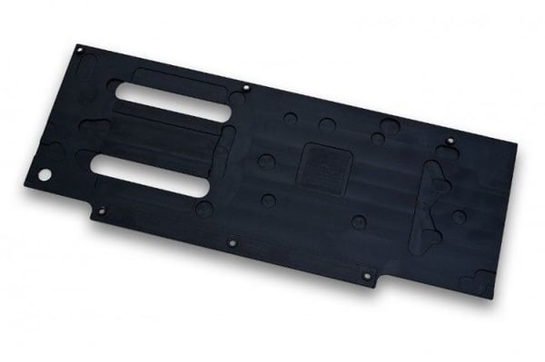 EkWaterBlocks EK-FC R9-290X - Videokortbakplatta - anodiserad aluminium - svart