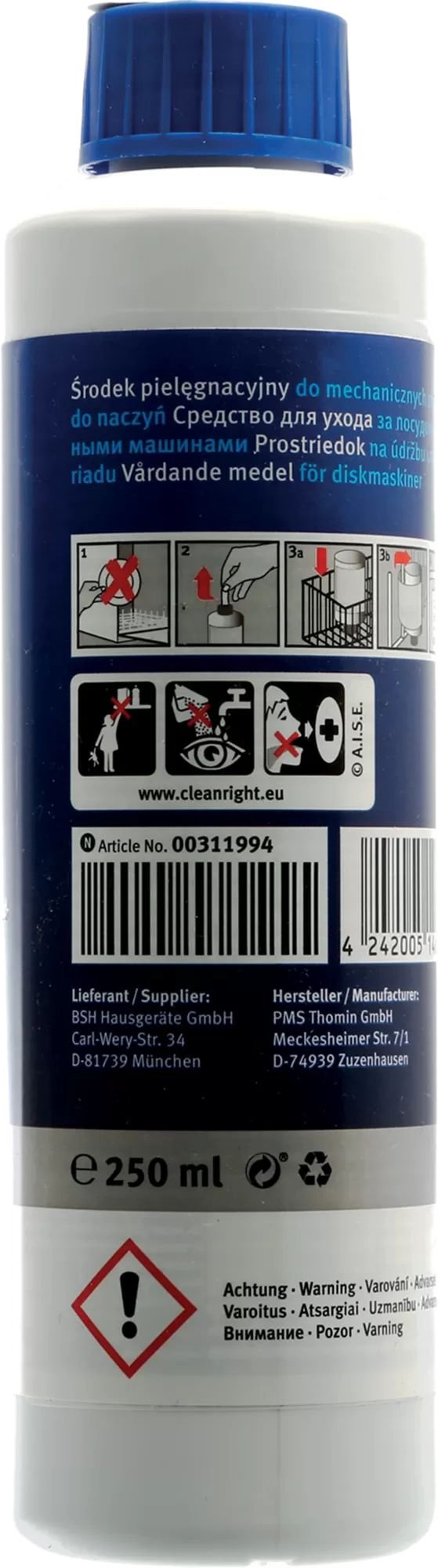 BSH Pleiemiddel til oppvaskmaskiner