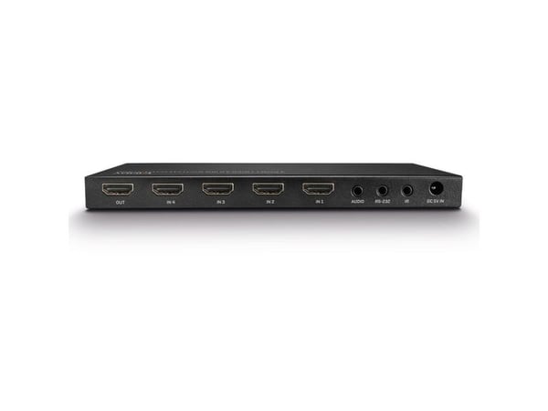 Lindy 38249, HDMI, Metall, Svart, 18 Gbit/s, 3840 x 2160 pixlar, 5.1 kanaler