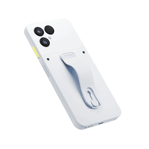 Fairphone - Baksidan med fingerloop för mobiltelefon - molnvit