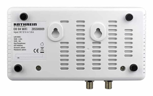 Kathrein EXI 04 WiFi Ethernet-over-coax järjestelmä integroidulla WLAN "K-LAN 2.4" (205500009)