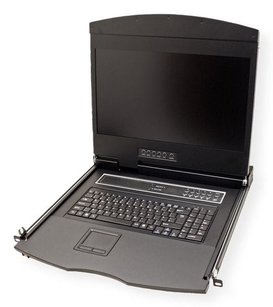 VALUE 19" KVM-konsoll, 48 cm (19") TFT (16:9), VGA, USB, tastaturoppsett UK (26.99.0130)