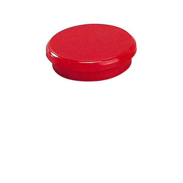 Magneter Dahle 24 mm rund rød - (10 stk.)