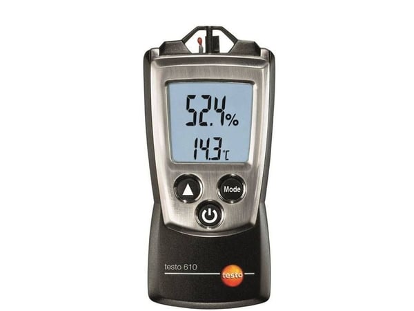 Testo 610, Digital, AAA, 1,5V, -10 - 50 °C, -40 - 70 °C, 46 mm