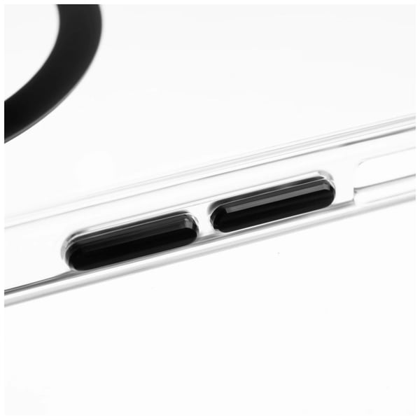 Kotelo Kiinteä Kiinteä | MagPurity | Takakuori | Apple | iPhone 16 Pro | TPU | Kirkas musta | Clear Black