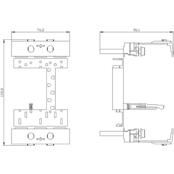 Siemens 3VA9113-0KP10 Effektkontakt-tilbehør 1 stk