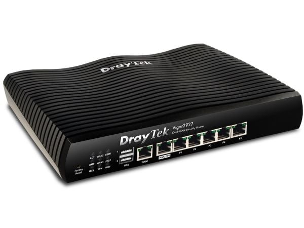 Draytek Vigor 2927 - Ruter - 6-ports switch - GigE - WAN-port: 2