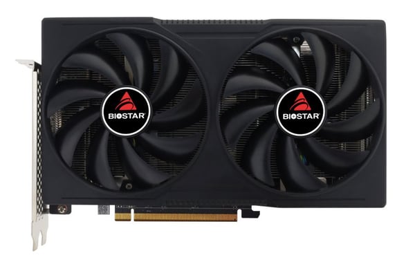 Biostar Radeon RX7600 OC, Radeon RX 7600, 8 GB, GDDR6, 128 bit, PCI Express 4.0, 2 fläkt/-ar
