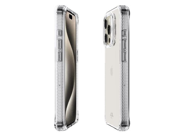 ITSKINS SPECTRUM R // CLEAR, Suojus, Apple, iPhone 15 Pro, 15,5 cm (6.1"), Läpinäkyvä