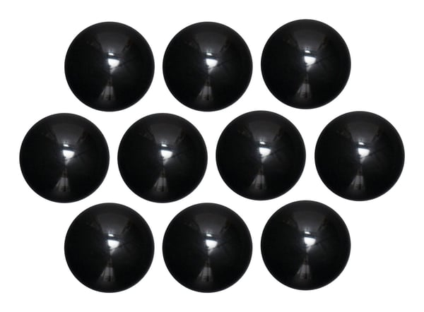 MAUL 6166090, Taulumagneetti, Musta, Muovi, 20 mm, 10 kpl, Saksa
