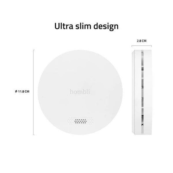 Hombli Smart Smoke Detector Rökdetektor - Vit