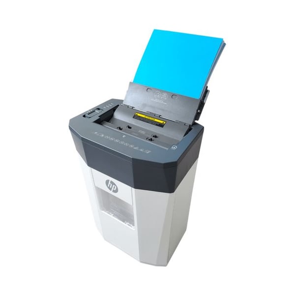 HP OneShred Auto 80CC, Ristiinleikkaava, 22 cm, 4.3 x 12 mm, 15 L, 80 arkkia, 68 dB