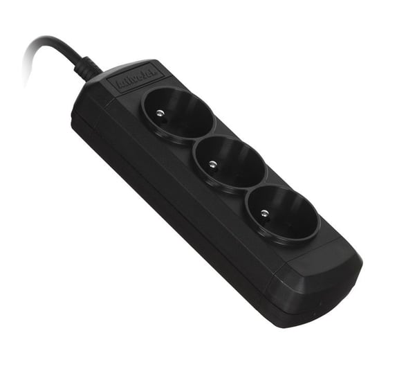 Activejet 3GNU - 3M - C, 3 m, 3 AC-utgångar, inomhus, Typ E (FR), Typ E, Plast