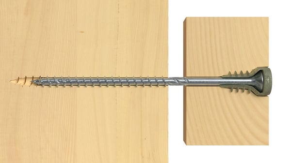 Fischer 558879, Ruuvi, Metalli, Puu, Osittainen kierre, Uppokanta, Torx