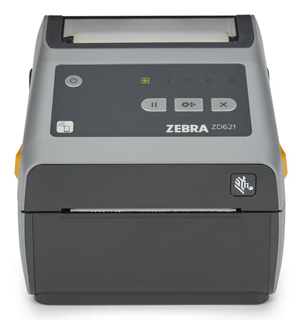 Zebra ZD621t - Etikettskriver - termotransfer - Rull (11,8 cm) - 300 dpi - inntil 152 mm/sek - USB 2.0, LAN, seriell, USB-vert - grå