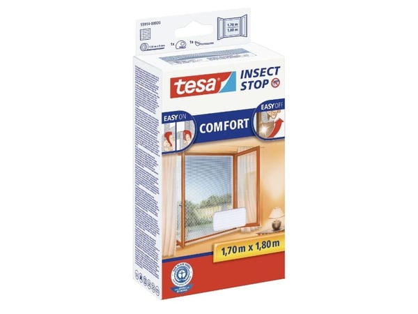 TESA Insect Stop Comfort, 1700 x 10 x 1800 mm, 141 g, Vit, 454 g