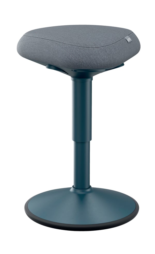 Leitz Ergo Active - Krakk - ergonomisk - triangulær - roterende - 100 % resirkulert stoff - mørk grå Leitz Ergo Active - Krakk - ergonomisk - triangulær - roterende - 100 % resirkulert stoff - mørk grå