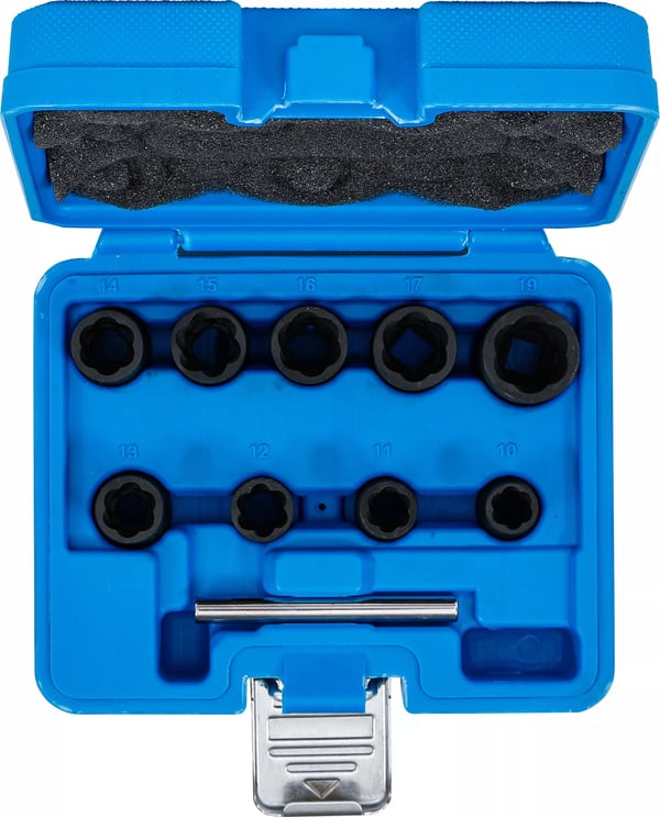 BGS technic Twist Socket Set (Spiralprofil) / skruextraktions-uttagsnøkkel