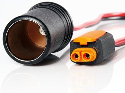 CTEK-sikarinsytyttimen naarasliitin 6 mm Kaapelin korvakkeet