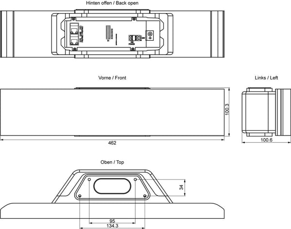 Siemens 6AV76741LA530AA0 6AV7674-1LA53-0AA0 PLC-laajennusmoduuli, 111 mm, 560 mm, 111 mm, 2,6 kg