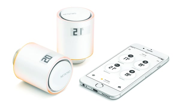 Netatmo NAV-EN ekstra smart radiatortermostat, hvit