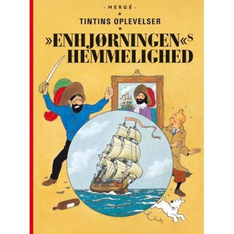 Tintin: Enhjørningens hemmelighet – softcover | Hergé | Språk: Dansk
