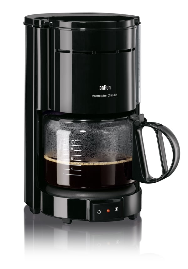 Braun KF 47/1 BK, Suodatinkahvinkeitin, Jauhettu kahvi, 1000 W, Musta