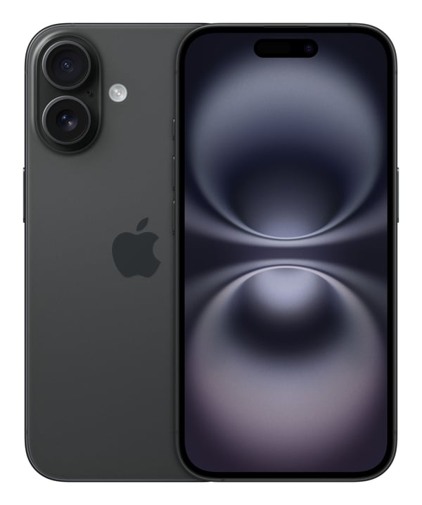 Apple iPhone 16 , 15,5 cm (6.1"), 2556 x 1179 piksler, 128 GB, 48 MP, iOS 18, Svart