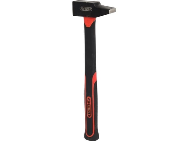 KS Tools 142.1051, Niittausvasara, Terästä, Puu, Musta, Punainen, 31 cm, 575 mm
