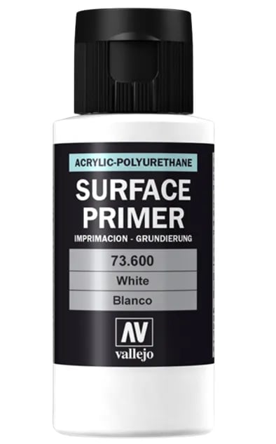 Vallejo 73.600, 60 ml, Hvit, Gloss, Flaske