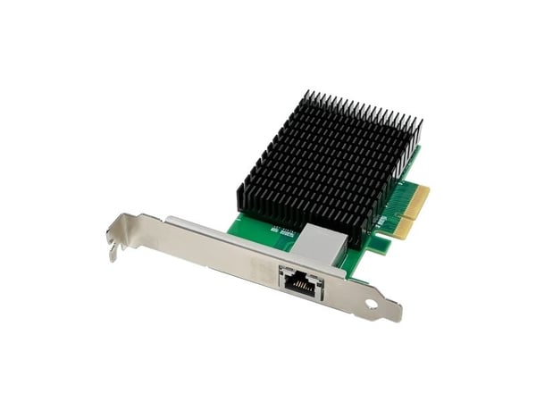 LevelOne GNC-0210, Intern, Koblet med ledninger (ikke trådløs), PCI Express, Ethernet, 10000 Mbit/s, Grønn
