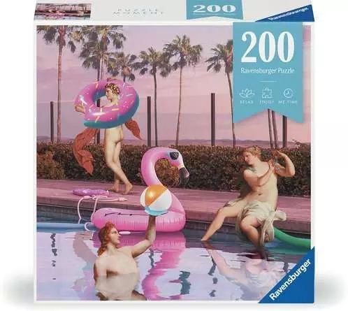 Ravensburger Dėlionė 200 vnt - Vakarėlis prie baseino