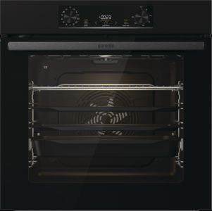 Gorenje Essential BPS6737E07B - Ovn - med dampfunksjon - innebygd - fordypning - bredde: 56 cm - dybde: 55 cm - høyde: 59 cm - med selvrens - Klass...