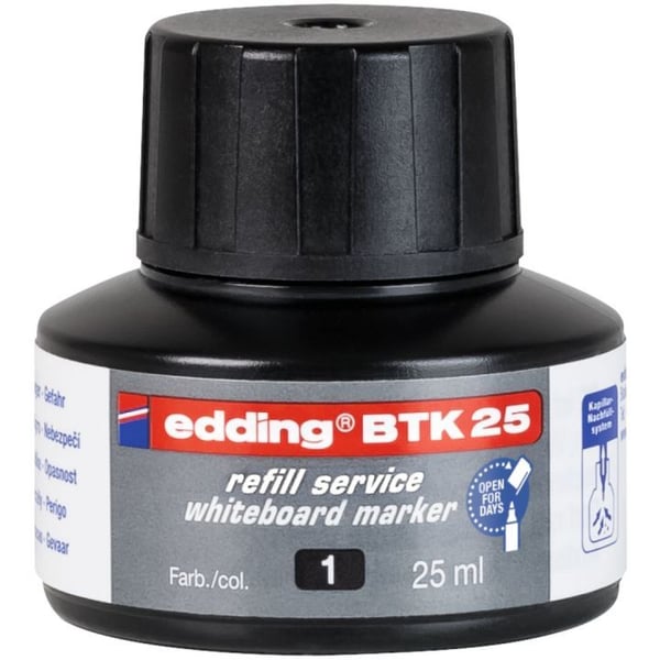 Edding BTK 25 sort 25ml (4-BTK25001)