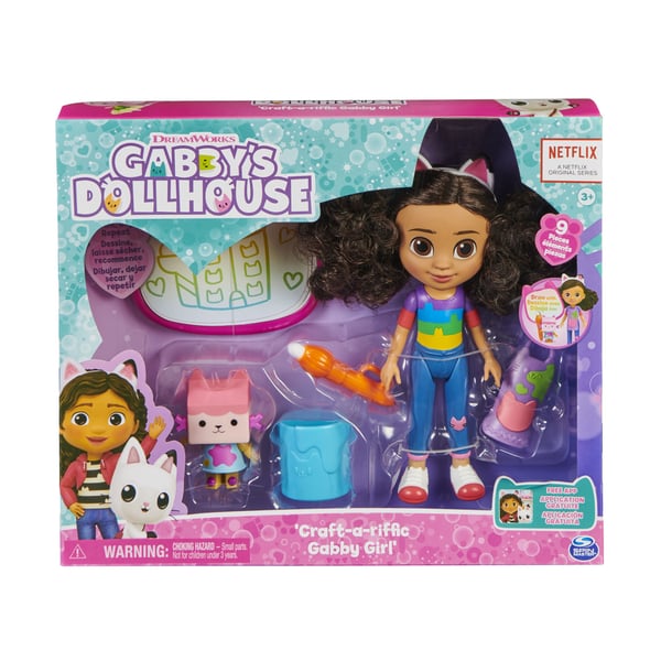 Gabby''s Dollhouse GDH DOL GabbyDlxCrftDoll GML, Minidukke, Kjønnsnøytral, 3 år, Jente, 440 g, Flerfarget