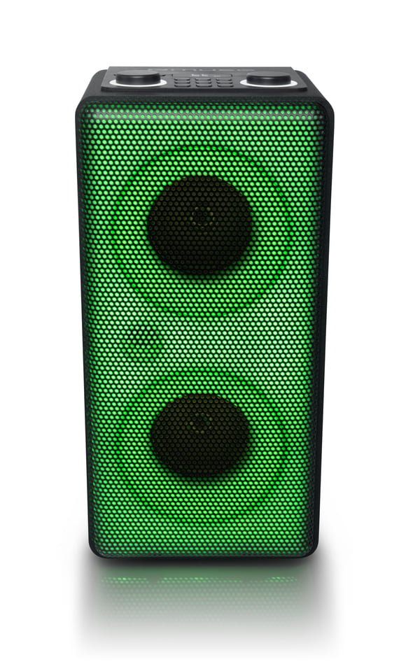 Muse M1808DJ, 150 W, Kaapeli & johto, Lajittelu, Kolmivärinen, LED, Liesi, valo
