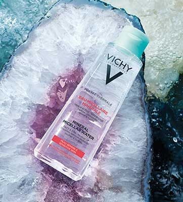Vichy Pureté Thermale Mineral Micellar Water for Sensitive Skin, Aqua, Hexylene Glycol, Glycerin, Sodium Cocoamphoacetate, Sodium Chloride, Poloxam...