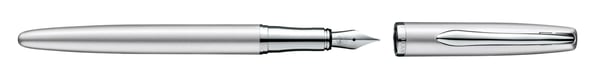 Pelikan Jazz Noble Elegance P36, Sølv, Fyllesystem med patron, Blå, Metall, Rustfritt stål, Medium