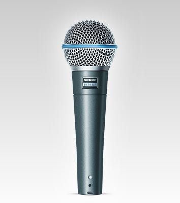 Shure Beta 58A - dynamisk, superkardioidi, laulumikrofoni