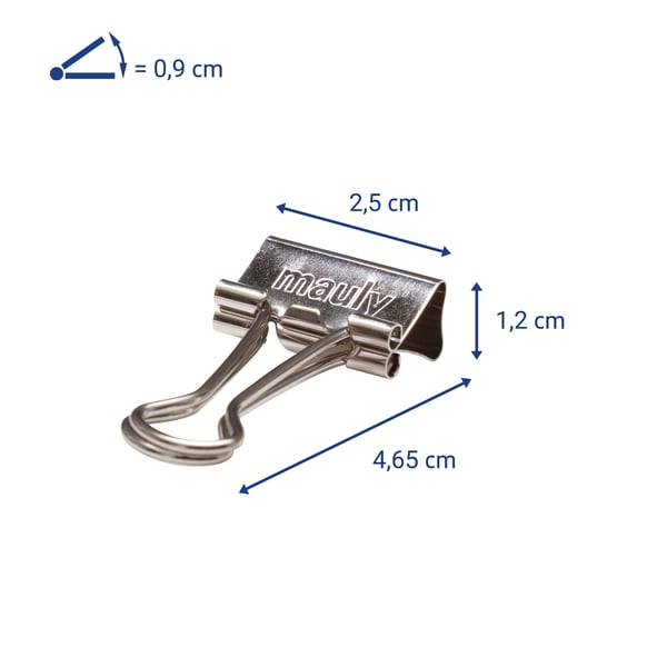 MAUL 2142599, Terästä, Monivärinen, 2,5 cm, 90 arkkia, 12 kpl