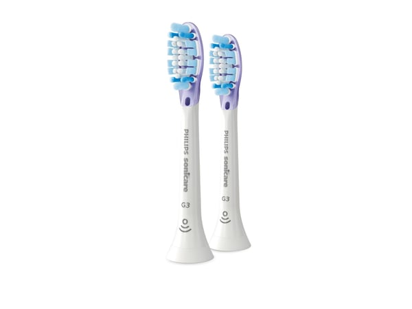Philips Sonicare G3 Premium Gum Care HX9052 - Extra tandborsthuvud - till tandborste - vit (paket om 2)