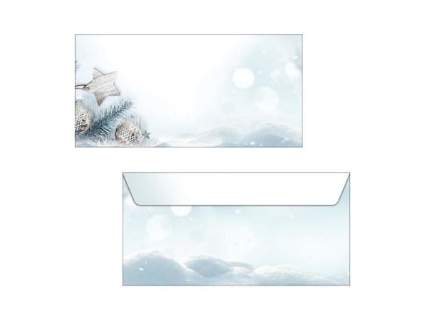 Sigel DU312, DL (110 x 220 mm), Sininen, Valkoinen, Paperi, 80 g/m², Saksa, 25 kpl