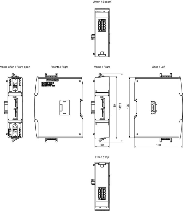 Siemens 6ES7233-4HF50-0XB0 6ES72334HF500XB0 CPU-moduuli