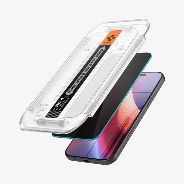 Spigen GLAS.tR EZ Fit - Skjermbeskyttelse for mobiltelefon - glass - for Apple iPhone 16 Pro Max