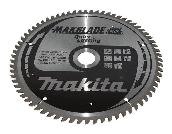 Makita MAKBLADE SKJÆRESKIVE 260*30MM 70Z