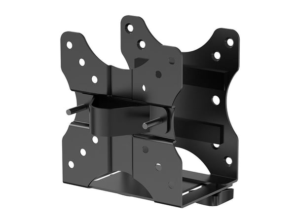 Multibrackets M Thin Client Holder - Monteringssats (hållare, fäste för tunn klient/CPU-hållare) - för PC - stål, plast - svart