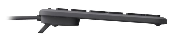 Logitech Signature Slim Wired K620 for Business - Tangentbord - full size - USB-C - QWERTY - internationell engelska