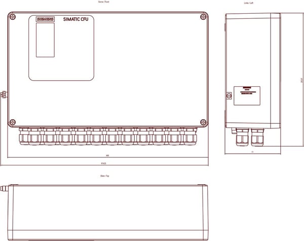 Siemens 6ES76555PX111AX0 6ES7655-5PX11-1AX0 PLC-kaappi