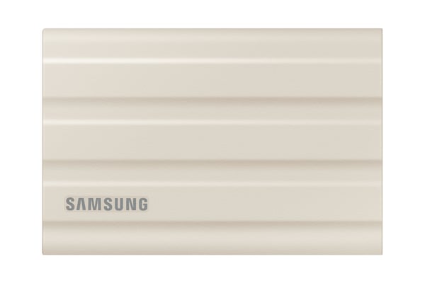 Samsung T7 Shield bärbar SSD 2 TB MU-PE2T0K/EU USB 3.2 Gen 2 1050 MB/s beige