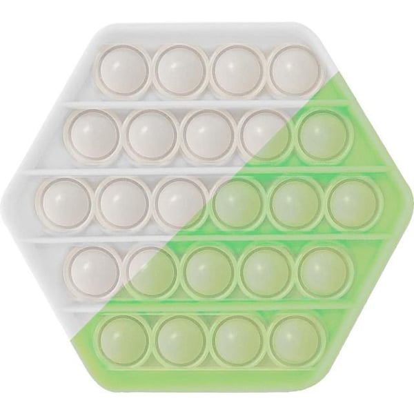Pop It - Fidget - Glow In The Dark - 1 stk. - Assorteret